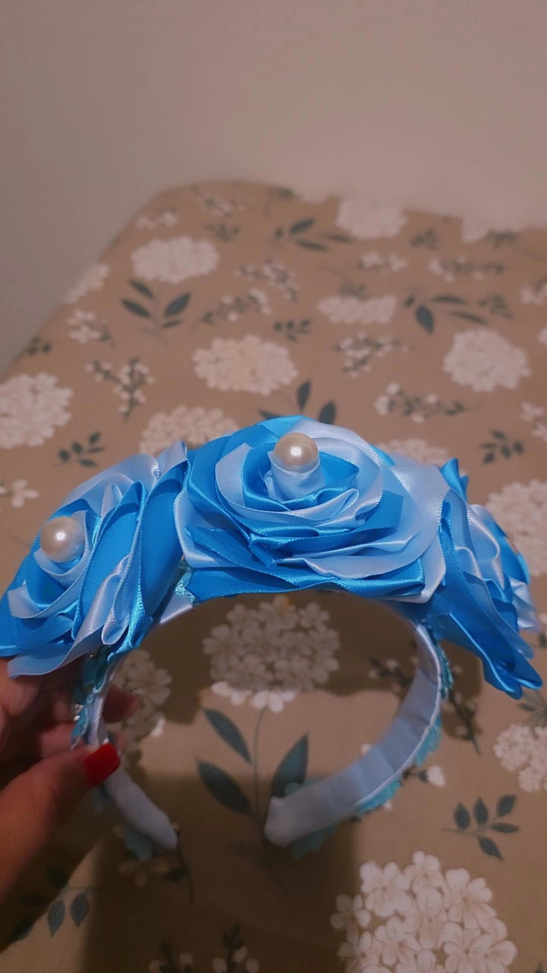 ✨ Elegant Handmade Satin Ribbon Headbands ✨💙