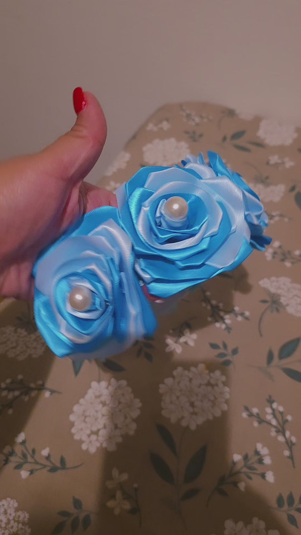 ✨ Elegant Handmade Satin Ribbon Headbands ✨💙
